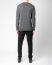 LABEL UNDER CONSTURCTION 39YSW35 ZER3 MG Men Primary Sweater Herren Pulli Pullover cotton medium grey hide m 5
