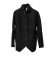 LABEL UNDER CONSTURCTION 44YJC220 CAN2SHE1 BK Men Scarf Collar Blazer Jacket Herren Jacke wool black hide m 1