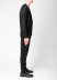 LABEL UNDER CONSTURCTION 44YSW197 GOL1 BK Men Crew Neck Arched Shoulder Sweater Herren Pulli Pullover cashmere silk black hide m 44