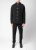 LABEL UNDER CONSTURCTION 46CJC227 T16 BK Men Reversible Crest Blazer Jacket Herren Jacke wool black hide m 11