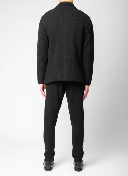 LABEL UNDER CONSTURCTION 46CJC227 T16 BK Men Reversible Crest Blazer Jacket Herren Jacke wool black hide m 14