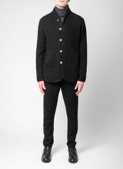 LABEL UNDER CONSTURCTION 46CJC227 T16 BK Men Reversible Crest Blazer Jacket Herren Jacke wool black hide m 6