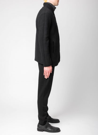 LABEL UNDER CONSTURCTION 46CJC227 T16 BK Men Reversible Crest Blazer Jacket Herren Jacke wool black hide m 8