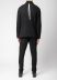 LABEL UNDER CONSTURCTION 46CJC227 T16 BK Men Reversible Crest Blazer Jacket Herren Jacke wool black hide m 9