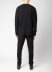 LABEL UNDER CONSTURCTION 46YSW287 GOL1FLA1 BK Men Crew Neck Lunar Sweater reversible Herren Pulli Pullover cashmere wool silk black hide m 10