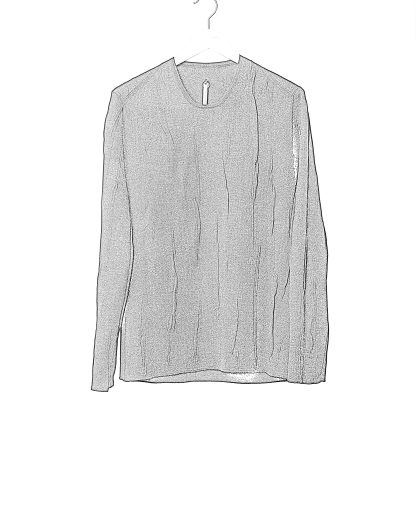 LABEL UNDER CONSTURCTION 46YSW287 GOL1FLA1 BK Men Crew Neck Lunar Sweater reversible Herren Pulli Pullover cashmere wool silk black hide m 2