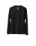 LABEL UNDER CONSTURCTION 46YSW287 GOL1FLA1 BK Men Crew Neck Lunar Sweater reversible Herren Pulli Pullover cashmere wool silk black hide m 3