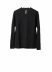 LABEL UNDER CONSTURCTION 46YSW287 GOL1FLA1 BK Men Crew Neck Lunar Sweater reversible Herren Pulli Pullover cashmere wool silk black hide m 3