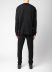 LABEL UNDER CONSTURCTION 46YSW287 GOL1FLA1 BK Men Crew Neck Lunar Sweater reversible Herren Pulli Pullover cashmere wool silk black hide m 7