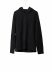 LABEL UNDER CONSTURCTION 46YSW288 GOL1FLA1 BK Men Lunar Hoodie Sweater reversible Herren Pulli Pullover cashmere wool silk black hide m 1