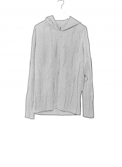 LABEL UNDER CONSTURCTION 46YSW288 GOL1FLA1 BK Men Lunar Hoodie Sweater reversible Herren Pulli Pullover cashmere wool silk black hide m 4