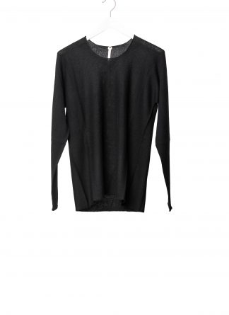 LABEL UNDER CONSTURCTION 46YSW289 CAS1 Men Round Neck Arched Shoulder Sweater Herren Pulli Pullover cashmere black hide m 11