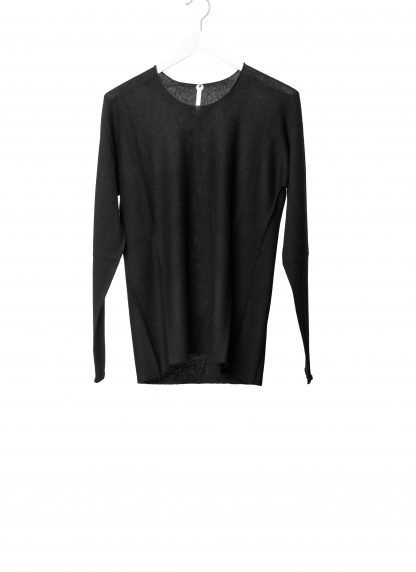 LABEL UNDER CONSTURCTION 46YSW289 CAS1 Men Round Neck Arched Shoulder Sweater Herren Pulli Pullover cashmere black hide m 11
