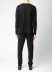 LABEL UNDER CONSTURCTION 46YSW289 CAS1 Men Round Neck Arched Shoulder Sweater Herren Pulli Pullover cashmere black hide m 55