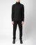 LABEL UNDER CONSTURCTION 46YSW292 CAS1 Men Ruched Turtleneck Arched Shoulder Sweater Herren Pulli Pullover cashmere black hide m 3