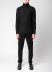 LABEL UNDER CONSTURCTION 46YSW292 CAS1 Men Ruched Turtleneck Arched Shoulder Sweater Herren Pulli Pullover cashmere black hide m 3