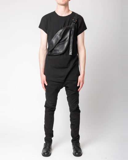 hide-m | Leon Emanuel Blanck Bum Bag, black horse leather