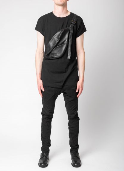 LEON EMANUEL BLANCK DIS M:W BUMBAG 01 Distortion Bum Bag Tasche horse leather black hide m 4