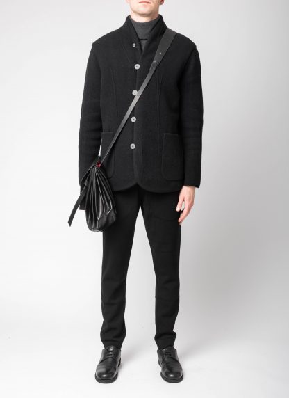 MA+ MACROSS MAURIZIO AMADEI B726 CU1 Medium Expandable Accordion Bag Men Women Tasche horse leather black hide m 5