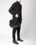MA+ MACROSS MAURIZIO AMADEI B726 CU1 Medium Expandable Accordion Bag Men Women Tasche horse leather black hide m 6