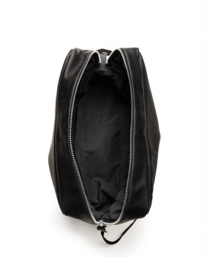 MA+ MACROSS Maurizio Amadei BU22 SY Beauty Case tasche soft cow leather black hide m 5