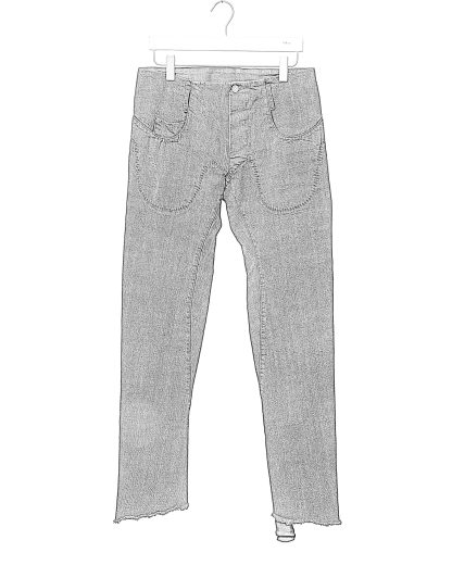 MA+ Maurizio Amadei 0P03 CDI Men Denim Jeans Pants Trousers Herren Hose cotton indigo hide m 2