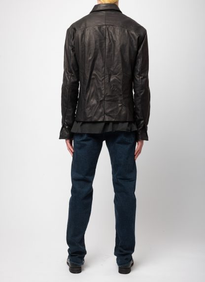 MA+ Maurizio Amadei J250Z SY10 Men Zipped Trucker Jacket Herren Jacke cow leather black hide m 8