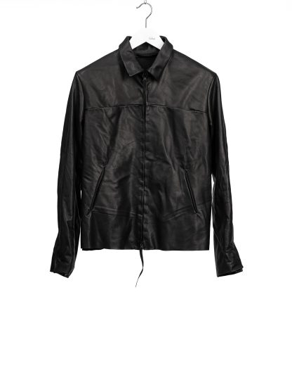 MA+ Maurizio Amadei J250Z SY10 Men Zipped Trucker Jacket Herren Leder Jacke cow leather black hide m 10