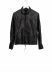 MA+ Maurizio Amadei J250Z SY10 Men Zipped Trucker Jacket Herren Leder Jacke cow leather black hide m 10