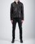 MA+ Maurizio Amadei J250Z SY10 Men Zipped Trucker Jacket Herren Leder Jacke cow leather black hide m 4