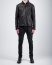 MA+ Maurizio Amadei J250Z SY10 Men Zipped Trucker Jacket Herren Leder Jacke cow leather black hide m 5