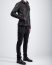 MA+ Maurizio Amadei J250Z SY10 Men Zipped Trucker Jacket Herren Leder Jacke cow leather black hide m 6