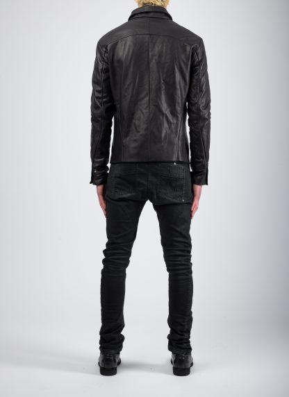 MA+ Maurizio Amadei J250Z SY10 Men Zipped Trucker Jacket Herren Leder Jacke cow leather black hide m 8