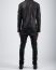 MA+ Maurizio Amadei J250Z SY10 Men Zipped Trucker Jacket Herren Leder Jacke cow leather black hide m 8