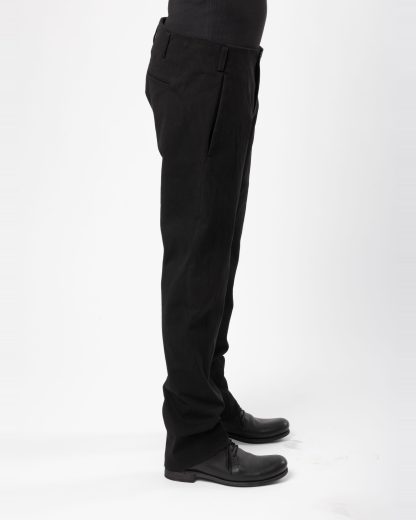 MA+ Maurizio Amadei P1 CCE Men 3 Pocket Tight Pants Trousers Herren Hose cotton cupro ea black hide m 4