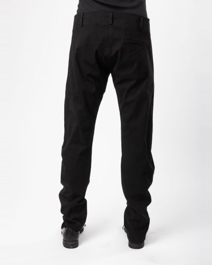 MA+ Maurizio Amadei P1 CCE Men 3 Pocket Tight Pants Trousers Herren Hose cotton cupro ea black hide m 5