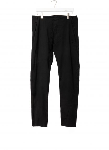MA+ Maurizio Amadei P367 WRL Men 4 Pocket Straight Pants Trousers Herren Hose wool rayon linen black hide m 1