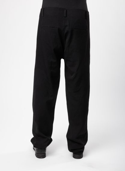 MA+ Maurizio Amadei P367 WRL Men 4 Pocket Straight Pants Trousers Herren Hose wool rayon linen black hide m 5