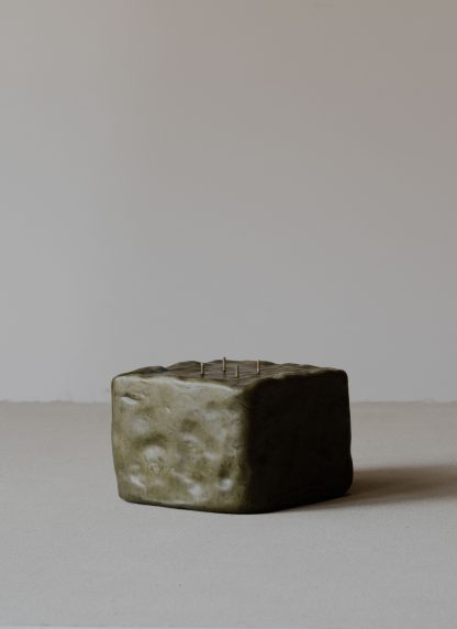 Oberflacht Klotz Square 4 Wick 2100gr Candle Kerze handmade beeswax paraffin forest hide m 1