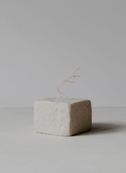 Oberflacht Klotz Square 4 Wick 2100gr Candle Kerze handmade beeswax paraffin parchment hide m 1