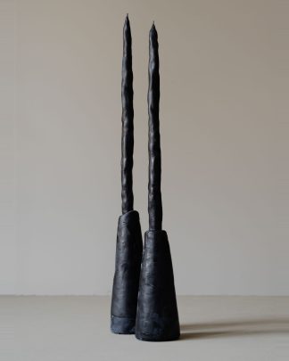 Oberflacht Trumpet high low handmade beeswax paraffin black hide m 1