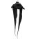 LAYER 0 S1 Scarf Schal men women unisex cashmere modal cotton black hide m 1