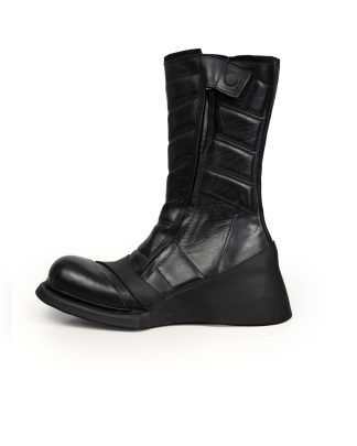 LEON EMANUEL BLANCK DIS M BB 01 Men Distortion Biker Boot Herren Schuh Shoe Stiefel horse leather black hide m 1