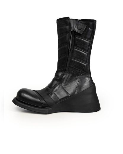 LEON EMANUEL BLANCK DIS M BB 01 Men Distortion Biker Boot Herren Schuh Shoe Stiefel horse leather black hide m 1