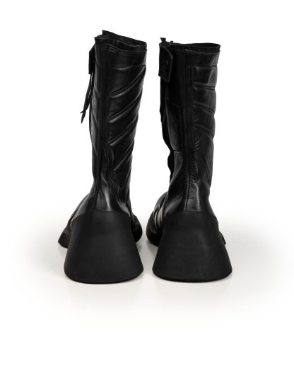 LEON EMANUEL BLANCK DIS M BB 01 Men Distortion Biker Boot Herren Schuh Shoe Stiefel horse leather black hide m 10