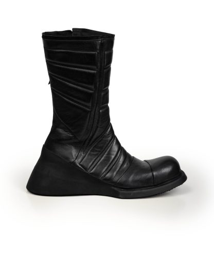LEON EMANUEL BLANCK DIS M BB 01 Men Distortion Biker Boot Herren Schuh Shoe Stiefel horse leather black hide m 5