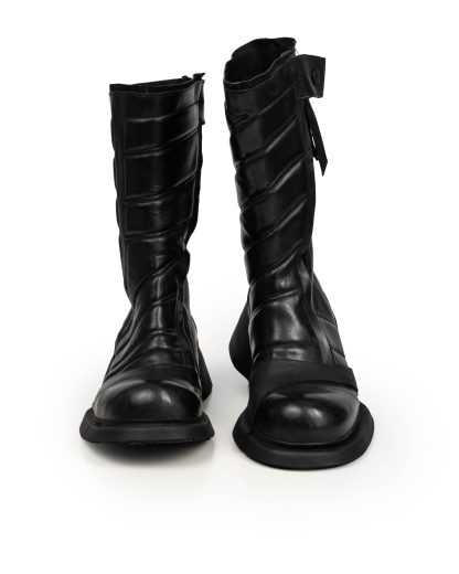 LEON EMANUEL BLANCK DIS M BB 01 Men Distortion Biker Boot Herren Schuh Shoe Stiefel horse leather black hide m 6