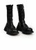 LEON EMANUEL BLANCK DIS M BB 01 Men Distortion Biker Boot Herren Schuh Shoe Stiefel horse leather black hide m 7