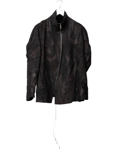 LEON EMANUEL BLANCK DIS M SJ 02 Men Distortion Strait Jacket Herren Leder Jacke mink leather black hide m 1
