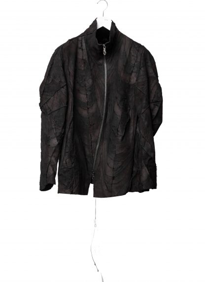 LEON EMANUEL BLANCK DIS M SJ 02 Men Distortion Strait Jacket Herren Leder Jacke mink leather black hide m 1